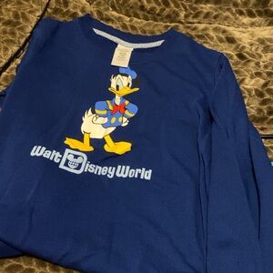 Disney Long Sleeve Shirt with Donald Duck in Blue
